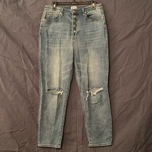 Abound light wash ripped jeans size 30